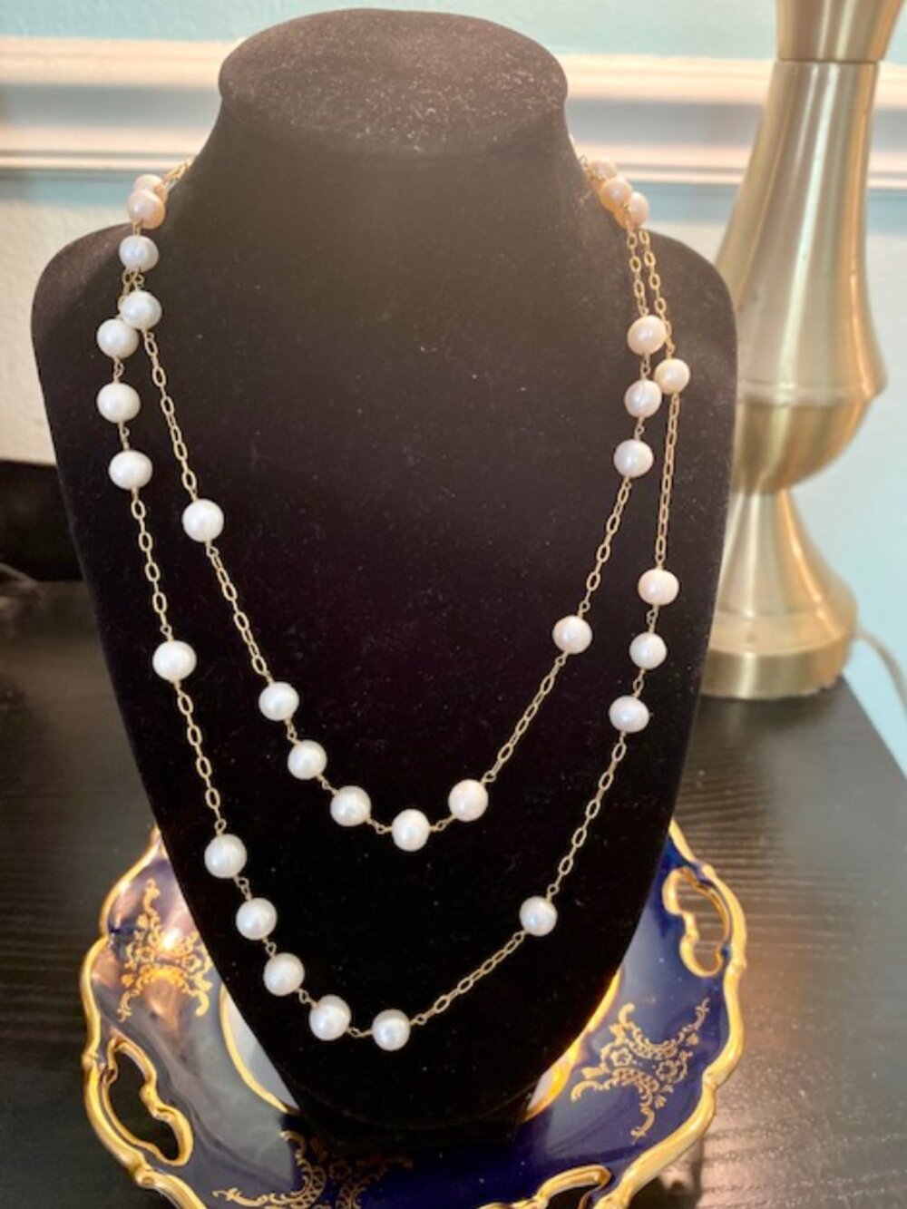 Stella & Dot 40-inch Pearl Necklace